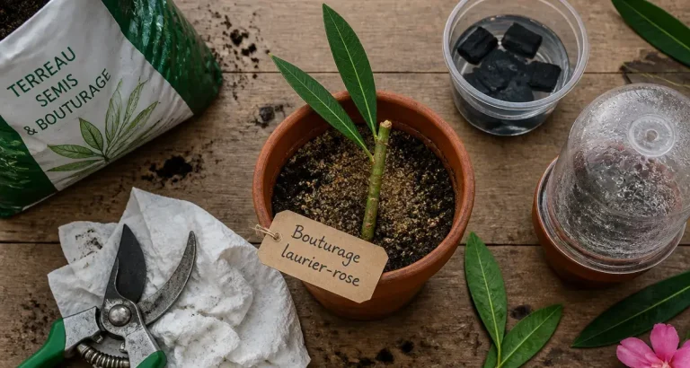 Bouture de laurier comment faire : bouturage laurier-rose en pot