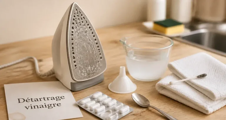Détartrer son fer à repasser : 3 méthodes naturelles pour restaurer sa performance Comment détartrer le fer à repasser avec vinaigre et bicarbonate, semelle tachée de calcaire