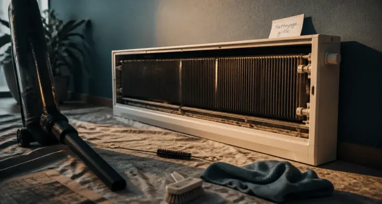 Nettoyer un radiateur avec grille : 4 étapes pour booster la chauffe sans tout démonter Comment nettoyer un radiateur avec grille : radiateur à ailettes, nettoyage rapide