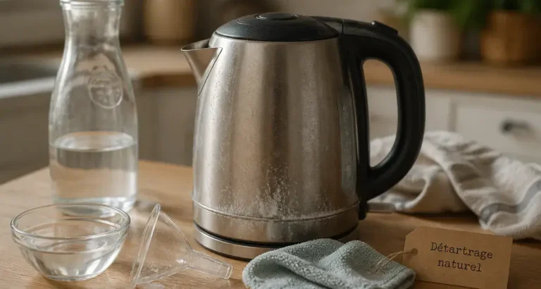 Comment nettoyer une bouilloire : vinaigre blanc contre le calcaire