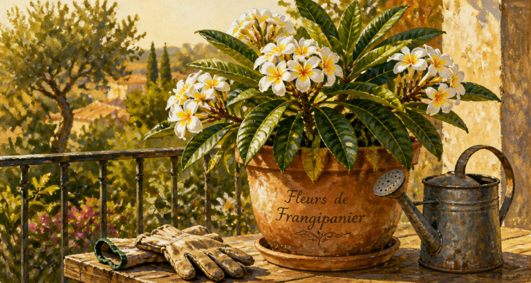 Frangipanier : 5 variétés incontournables et les secrets pour réussir sa floraison fleurs frangipanier blanches et jaunes en pot