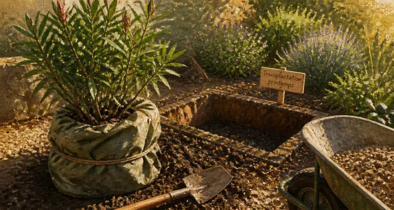 Quand transplanter un laurier rose en pleine terre : motte et trou de plantation, étapes de reprise
