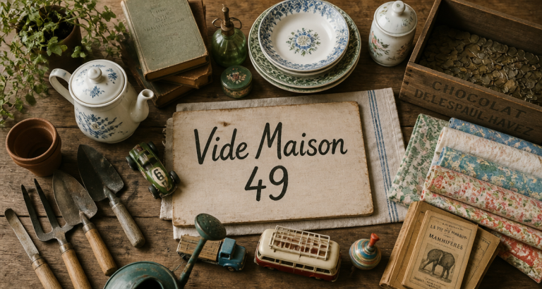 vide maison 49 table objets anciens