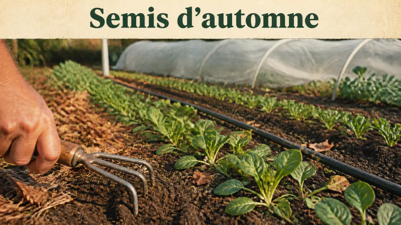 Potager en septembre : semis d’automne au potager