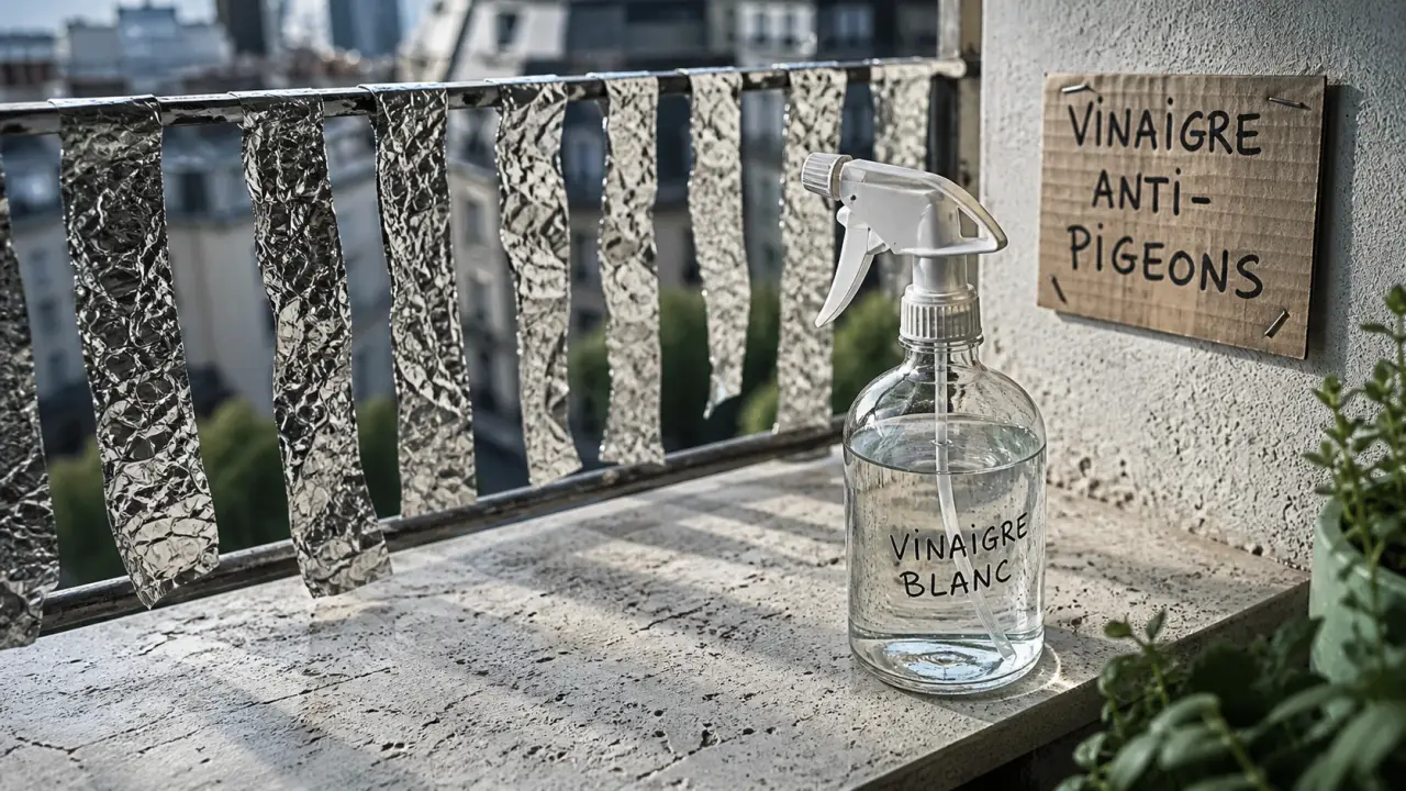 Recette de grand mere pour faire fuir les pigeons au vinaigre sur balcon avec filets et épices