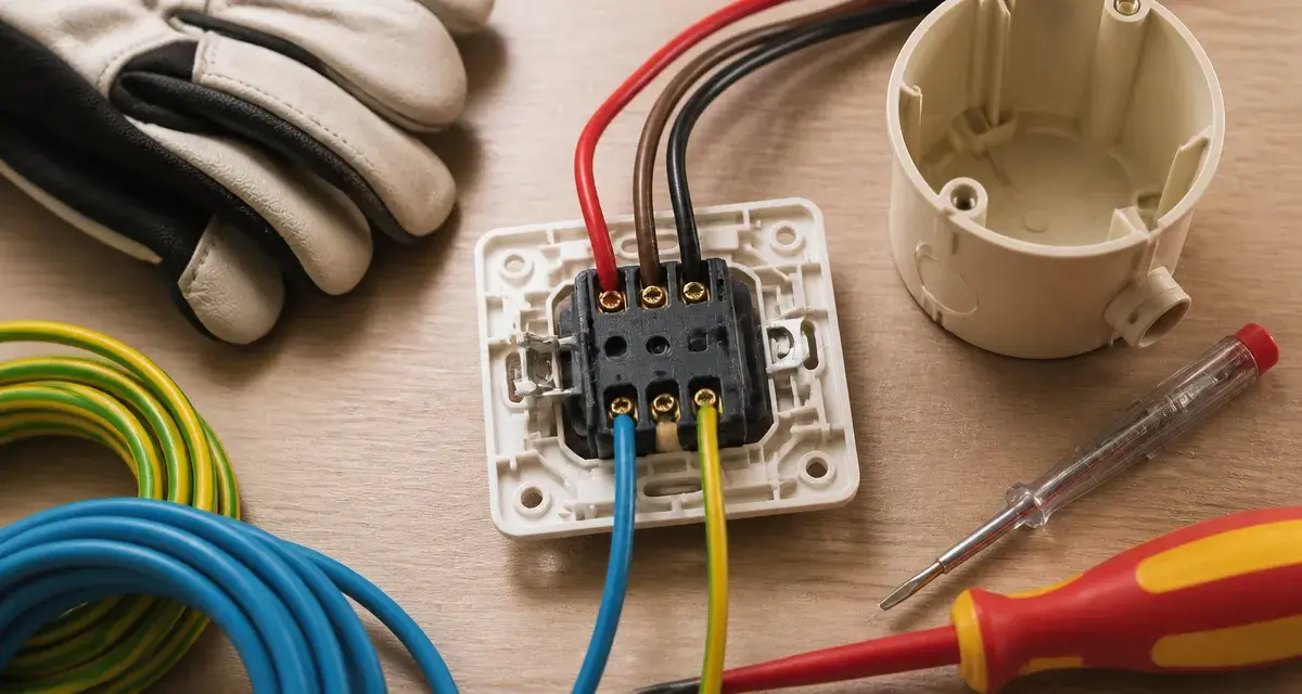Schema electrique interrupteur : bornes et câblage en sécurité