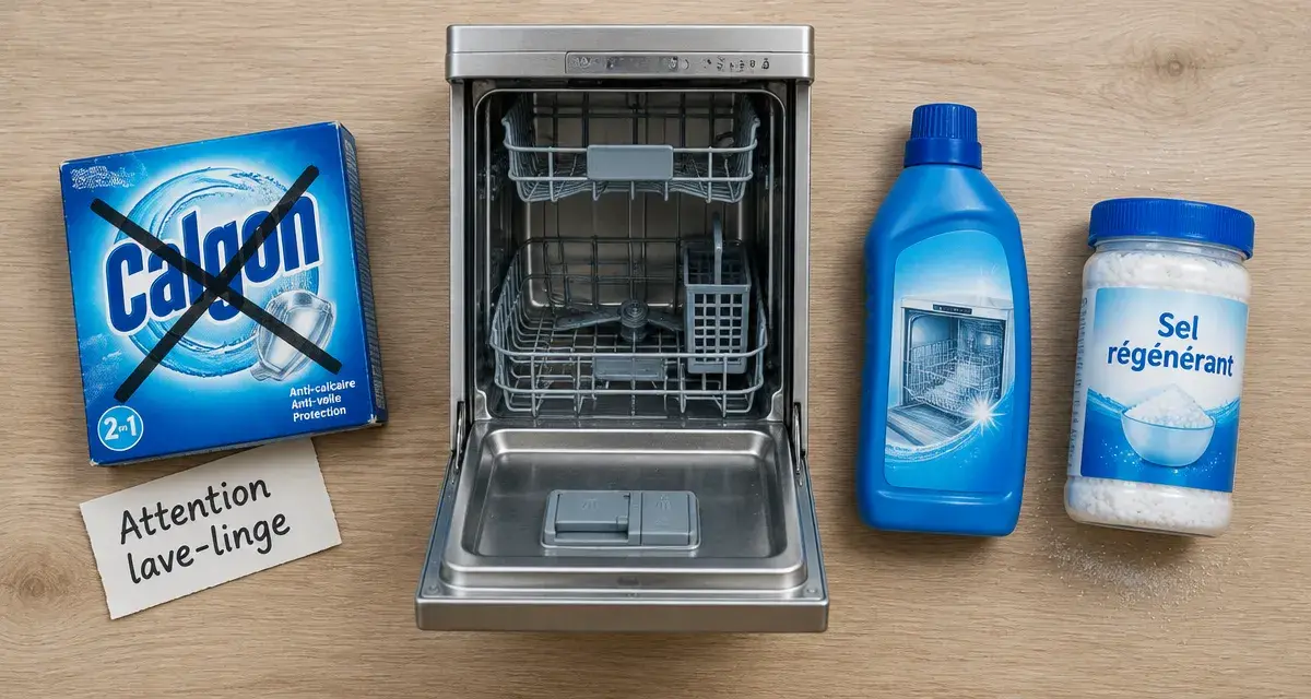Calgon dans lave vaisselle : produits et précautions